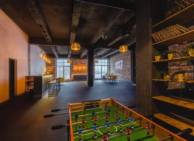 Техническое оборудование и интерьер Лофт Порт